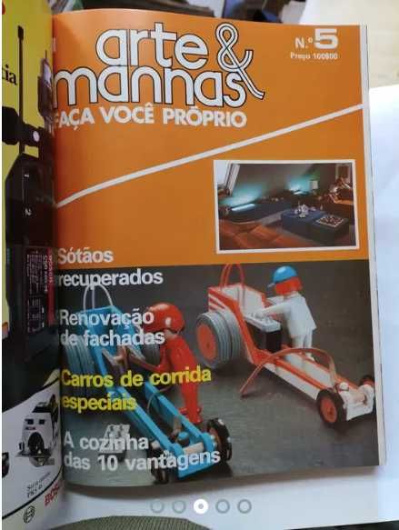 BRICOLAGE_11 números da revista Arte&Manhas, encadernados em 1 volume