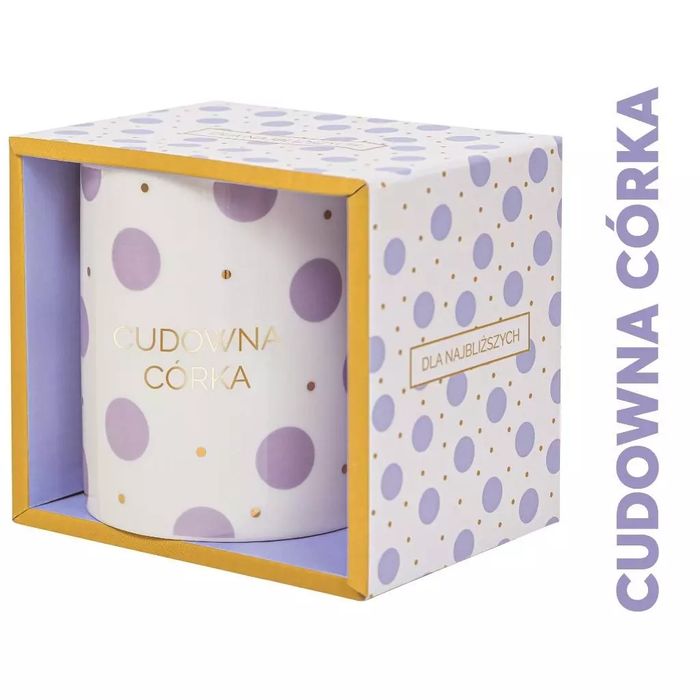 Kubek Cudowna Córka. Be-Happy Gifts. Nowy Produkt