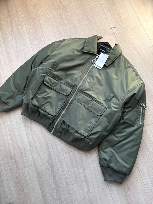 Куртка на Осінь BERSHKA Оригінал Чоловіча Ветровка Новая мужская Бомбер Bomber Jacket бершка