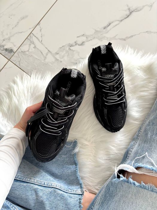 Кросівки Off-White Be right Back Black чорні офвайт бірайт бек офіс НОВІ 37-45 БЕЗ ПЕРЕДПЛАТ ЗІПТАЙ