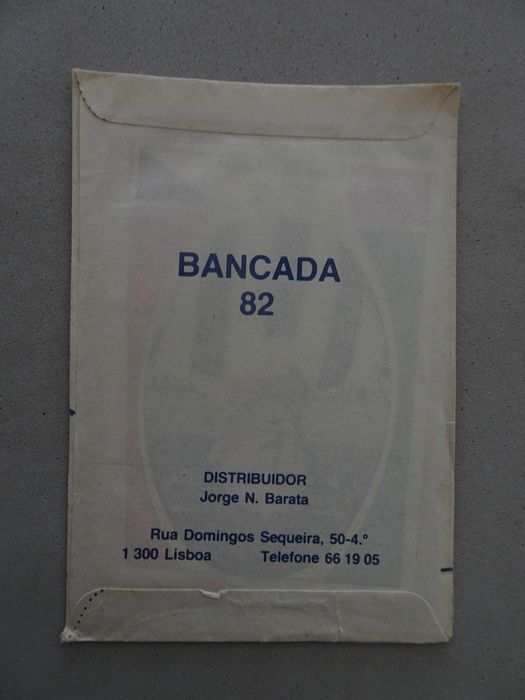 Carteira de cromos fechada futebol Bancada 82