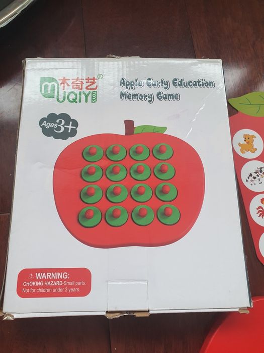 Развивающая игра Мемори 3+ деревянная.