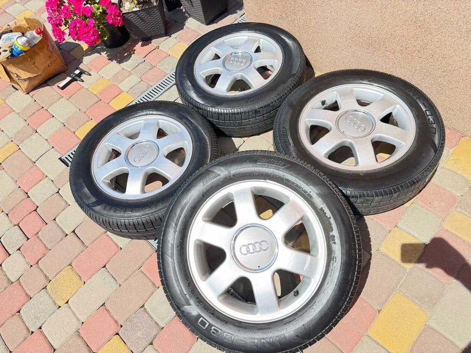 Тітанові діски ATS 5*100 R15 VW Golf 4-Skoda rapid-faBia-Audi 3