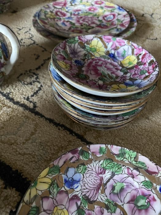 Conjunto porcelana + pratos soltos Porcelana de Macau