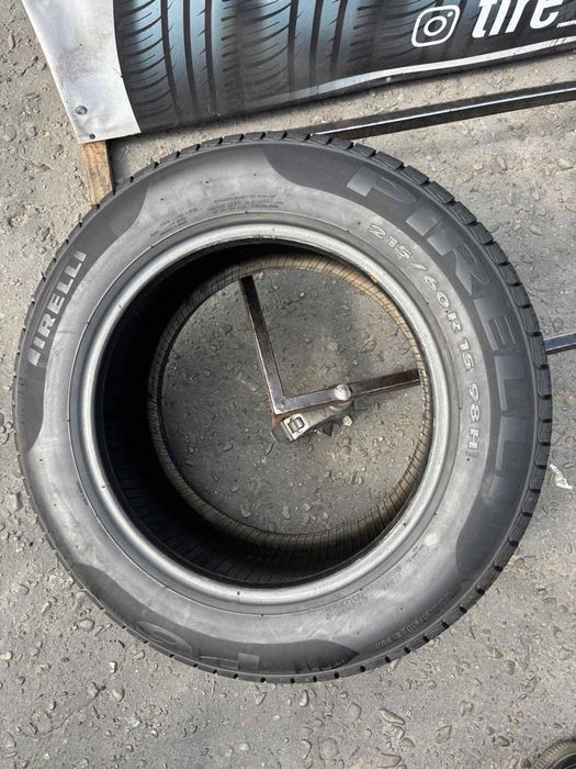 Шини 215/60 R15 пара Pirelli літо 7мм