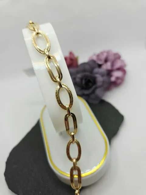 Złota Bransoletka Próba 585 14k Długość 19,5cm