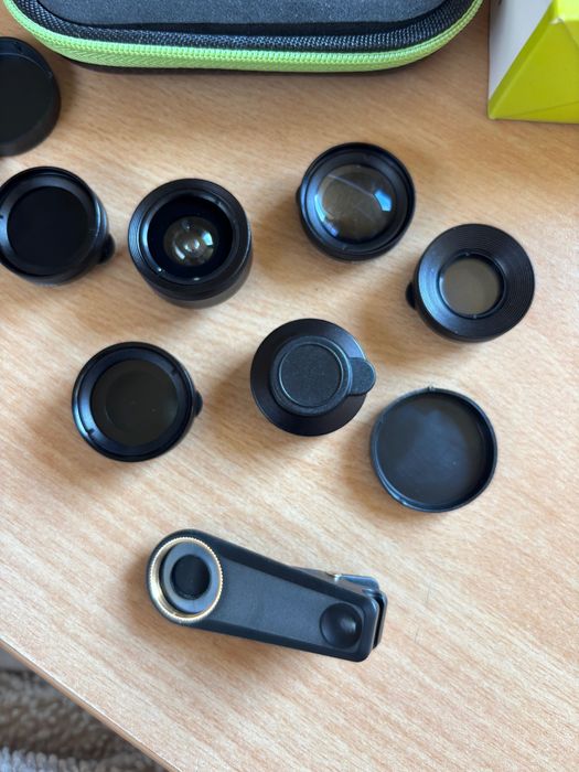 Apexel Zestaw obiektywów do telefonu 6 w 1