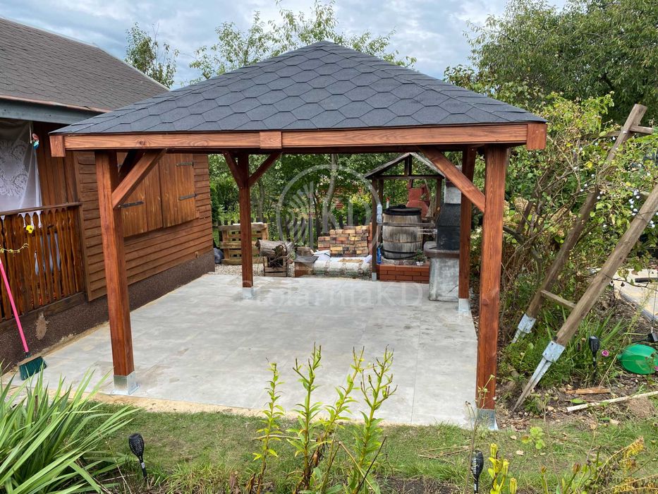 Altana ogrodowa drewniana 3x3m altany solidna wiata różne wymiary ROD