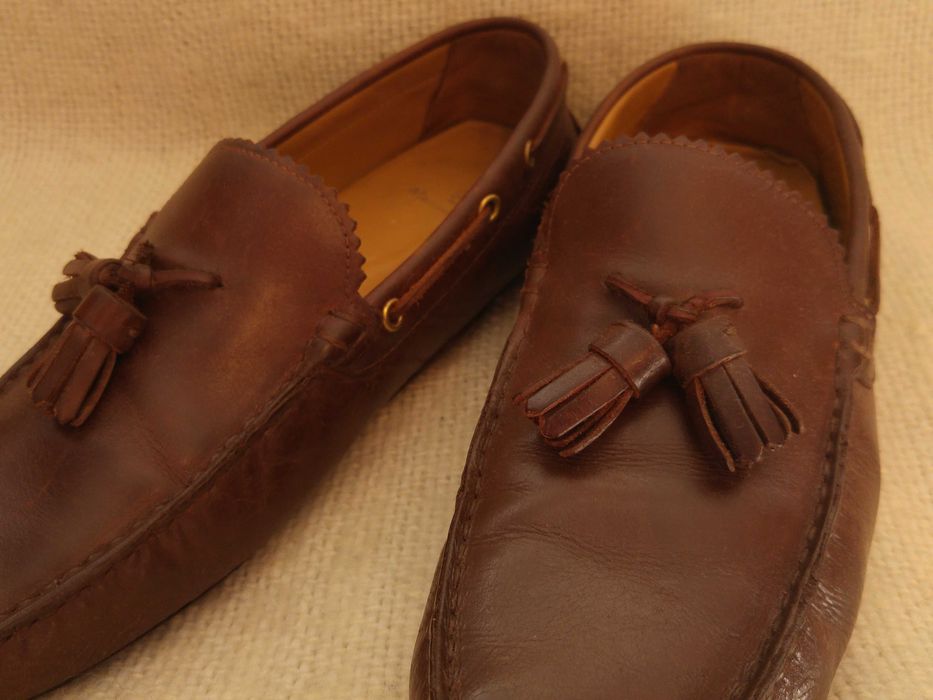Mokasyny, półbuty męskie skórzane Massimo Dutti