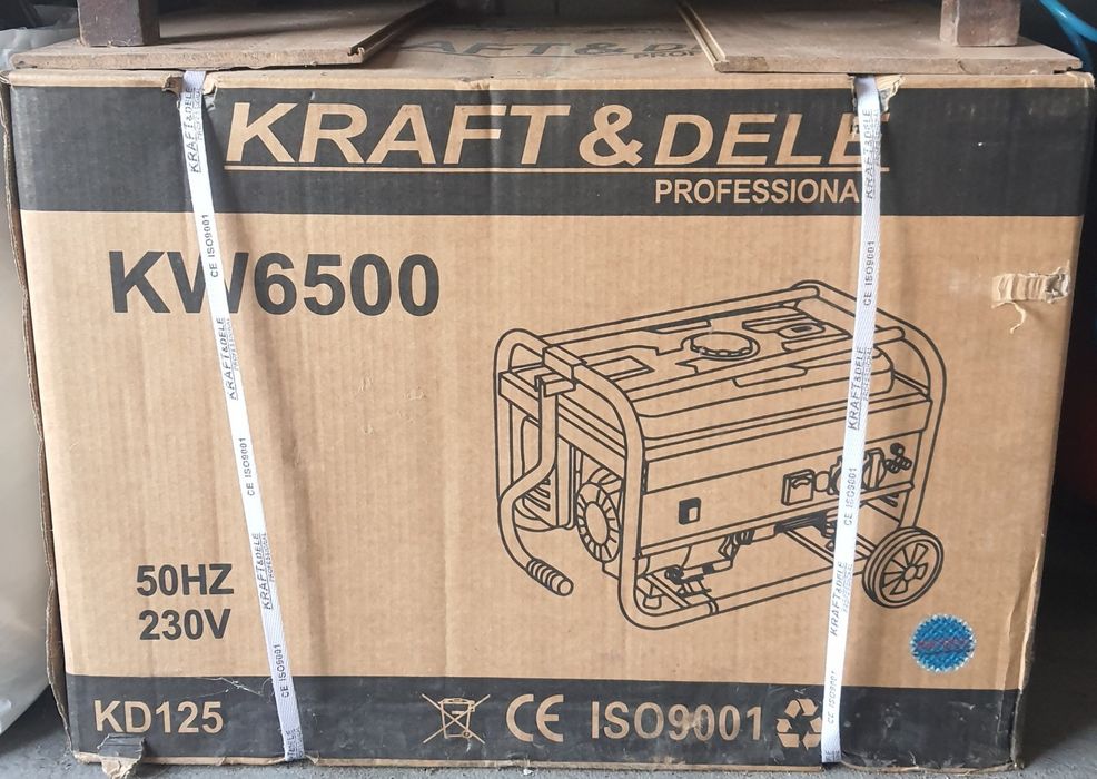 Продам новий бензиновий генератор Kraft&Dele KW6500