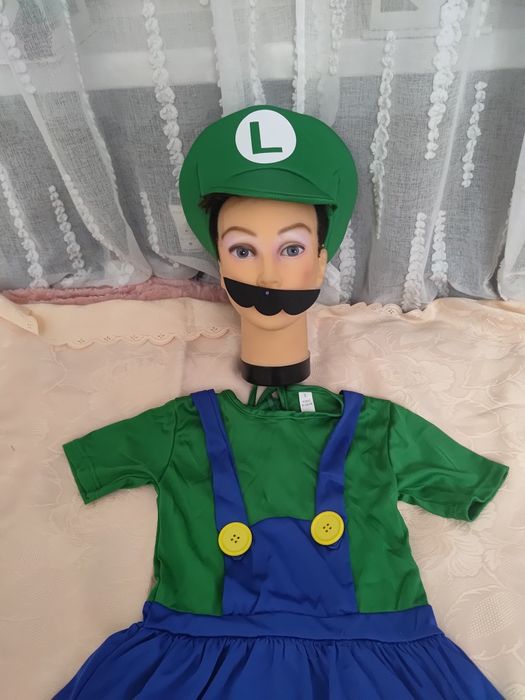 Kostium przebranie bajka Mario i Luigi dwie części rozmiar 122
