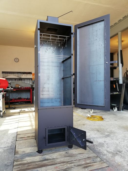 Wędzarnia Ogrodowa Grill Smoker Blacha 4 mm Solidna Od Kowala Wędzok