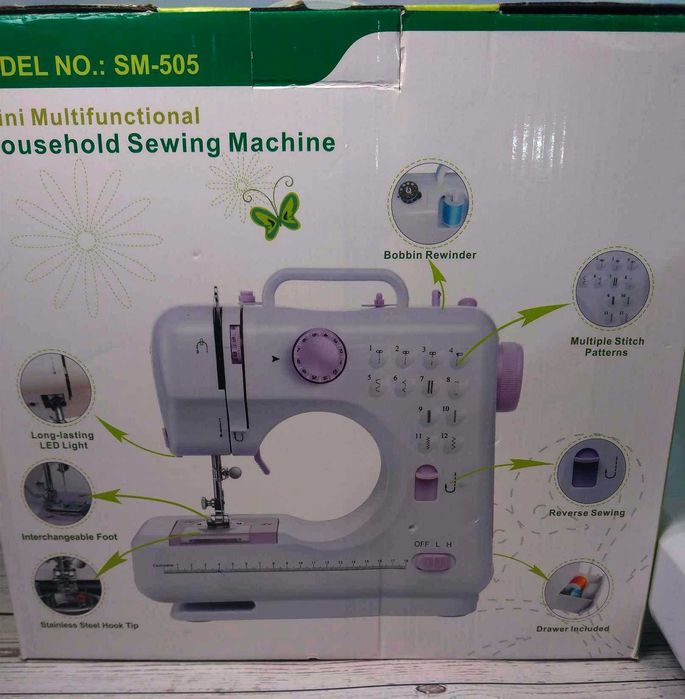 Универсальная швейная машинка LY-90 505 педаль реверс