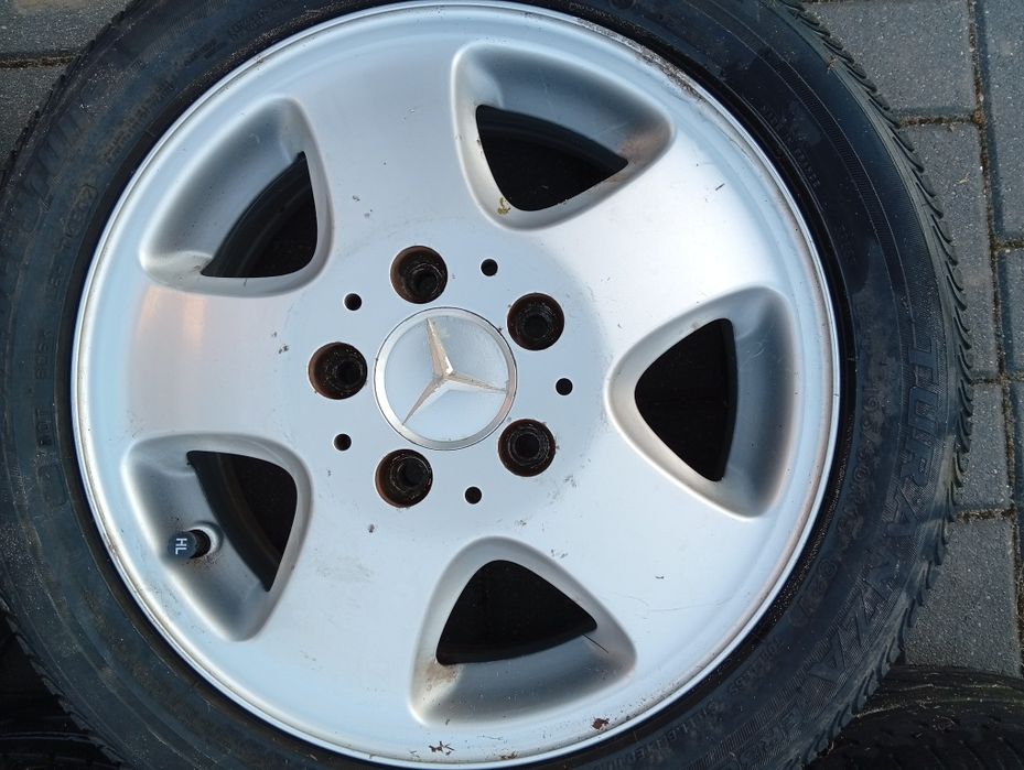 4 Alufelgi Opony Kapsle OE Mercedes A Vaneo