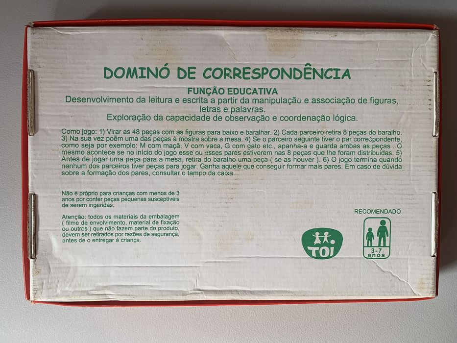 Dominó de Correspondência - Jogo Infantil Antigo [Completo]