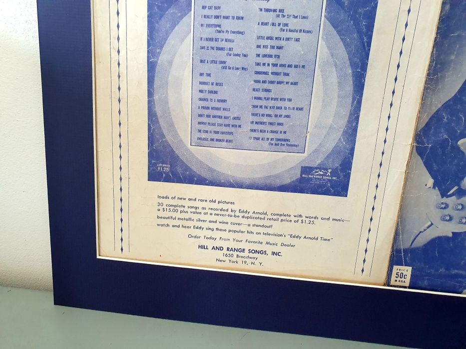 Partituras original Blue Sued Shoe de Carl Perkins Publicação 1967