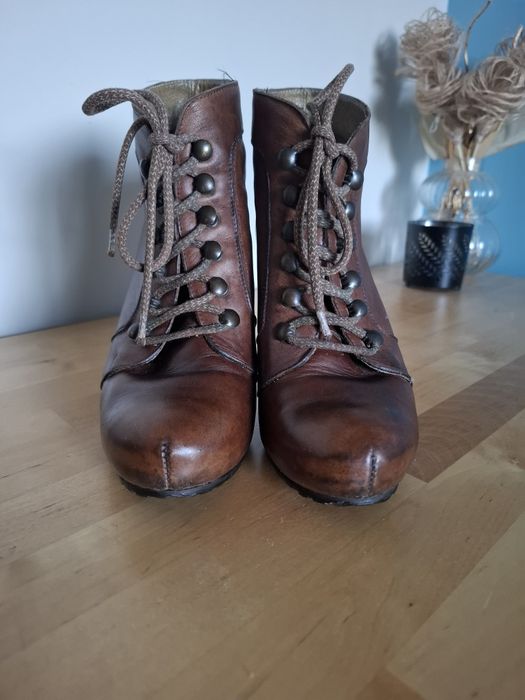 Skórzane buty Ryłko roz 37.