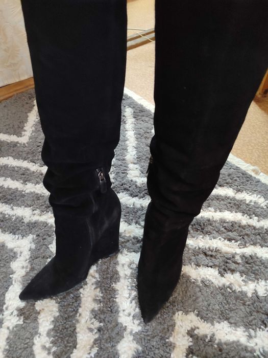 Сапоги замша бренд Barbara Bui оригінал