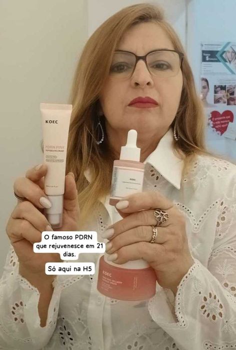 Serum, creme e cobtirno olhos PDRN