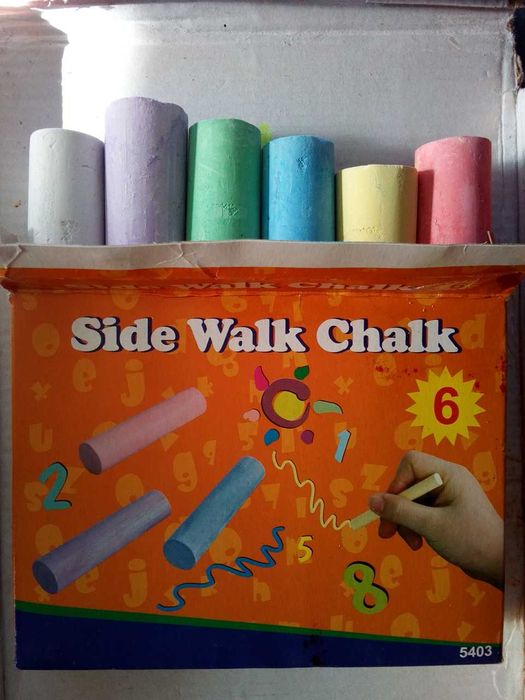 Gizes coloridos de chão, NOVOS!