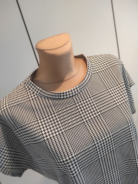Bluzka w pepitkę Femme Luxe