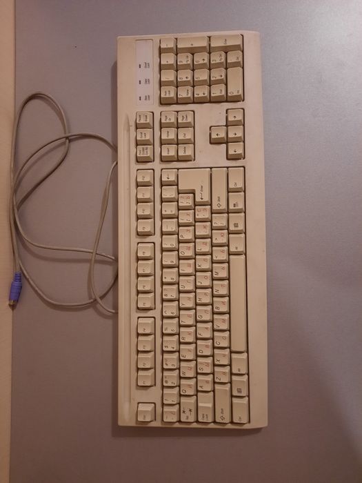 Клавиатура для компьютера белая для ПК Клавиатура проводная