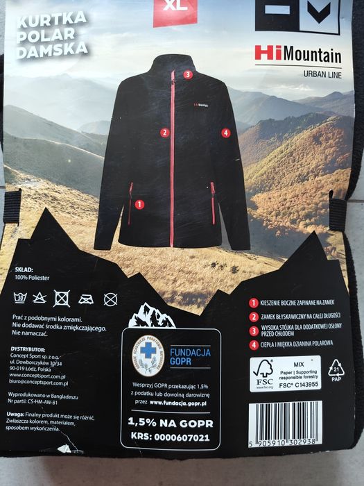 Kurtka polar damska HiMountain XL