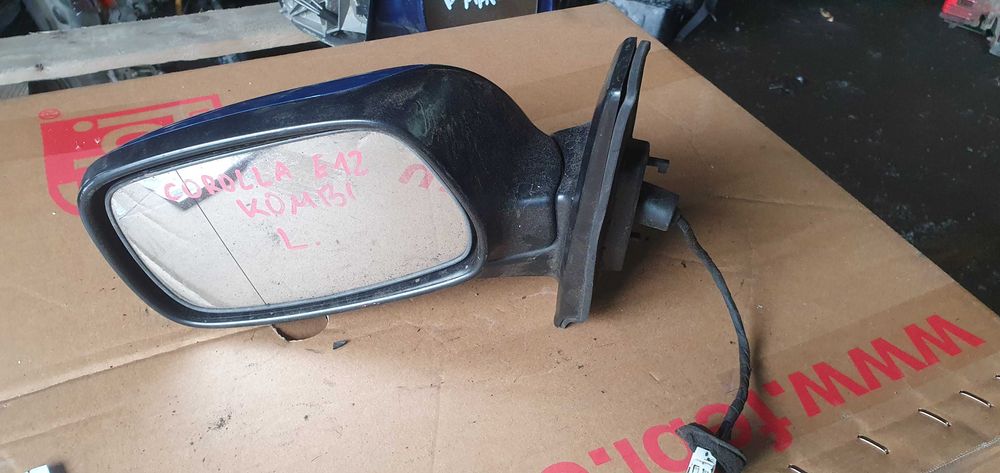 Lut6 Lusterko lewe kierowcy toyota corolla e12 3pin granatowe