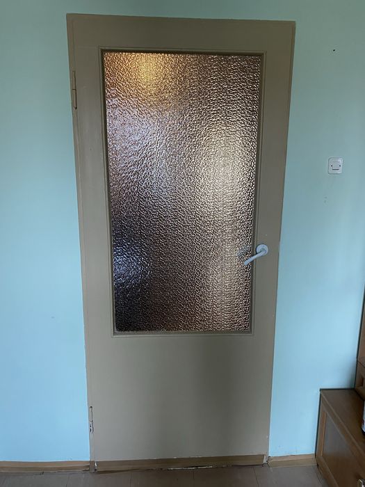 Drzwi wewnetrzne przeszklone PRL