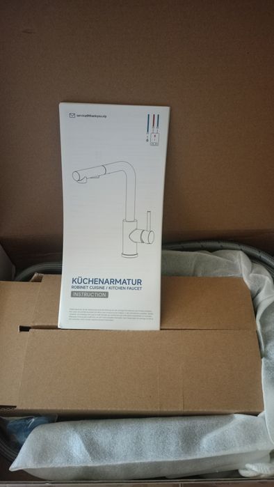 Bateria Kuchenna Stojąca Lonheo Kitchen Faucet Czarna