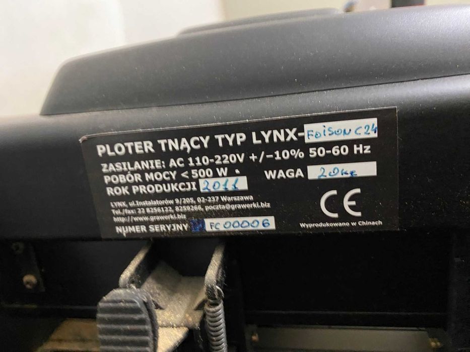 Ploter tnący LYNX foison c24