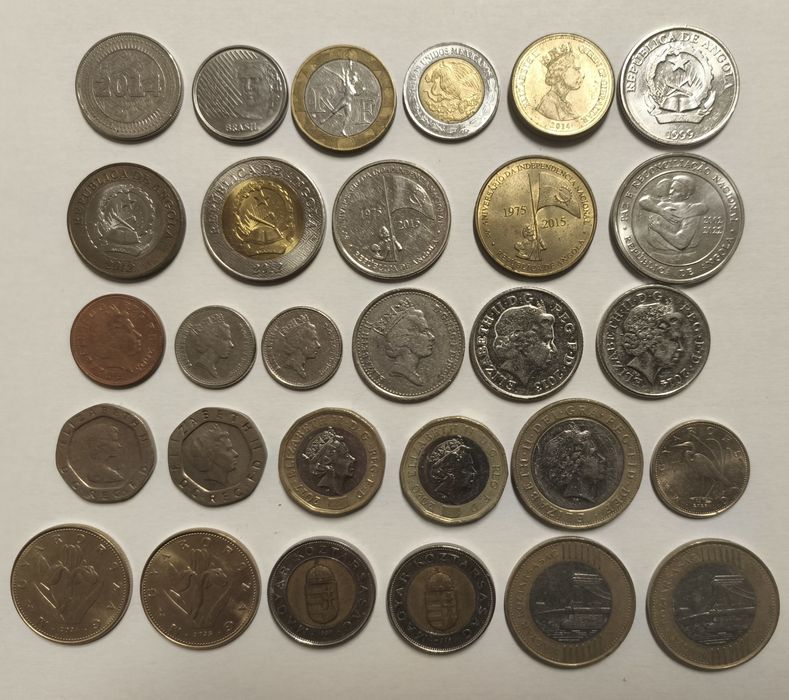 Moedas Vários Países