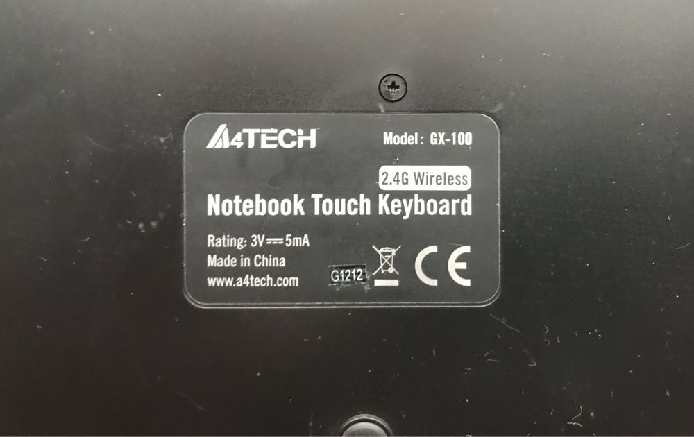 Безпровідна Клавіатура Atech ноутбучного типу