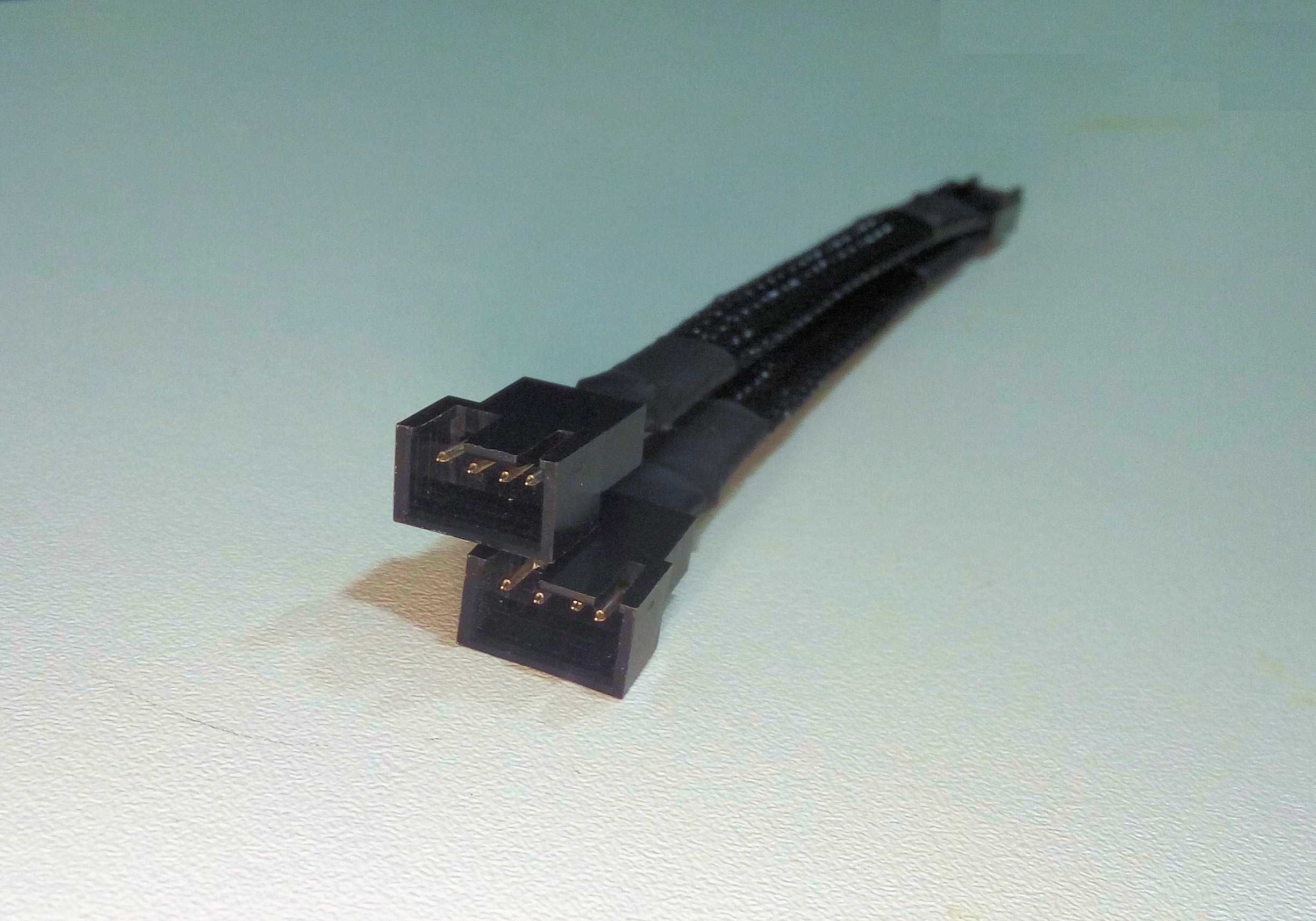 Кабель разветвитель 4-Pin to 2x 4Pin PWM Y сплиттер сплитер товар США ...