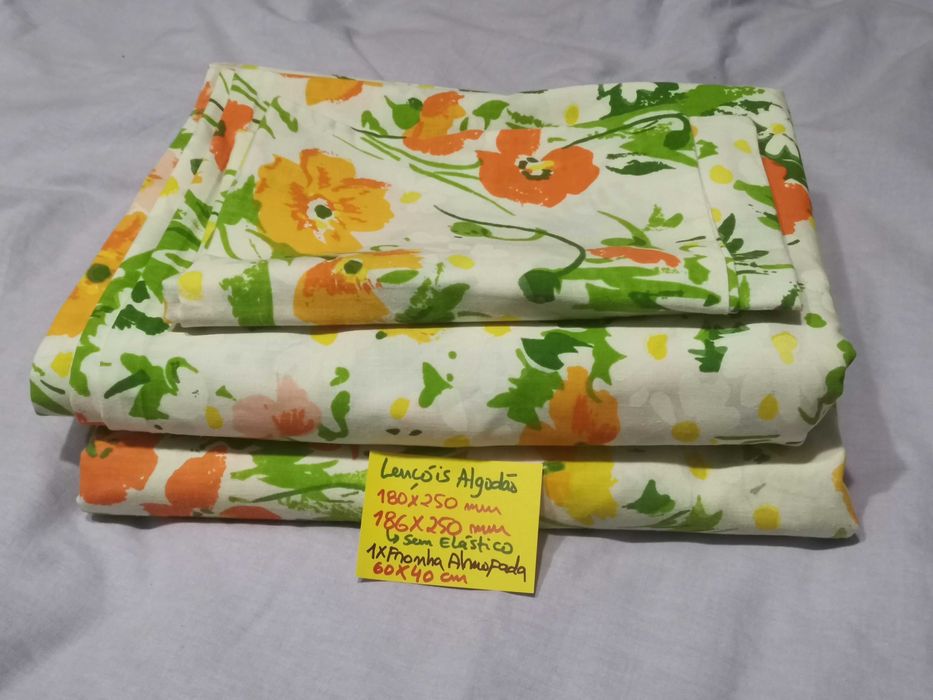 Lençóis solteiro algodão