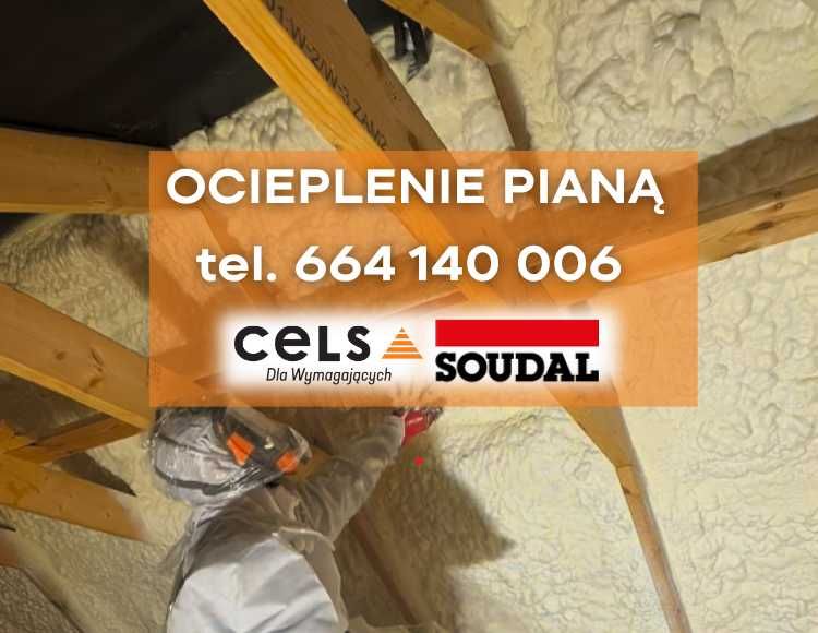 Naprawa ocieplenia, remont poddasza, ocieplenie dachu, piana pur