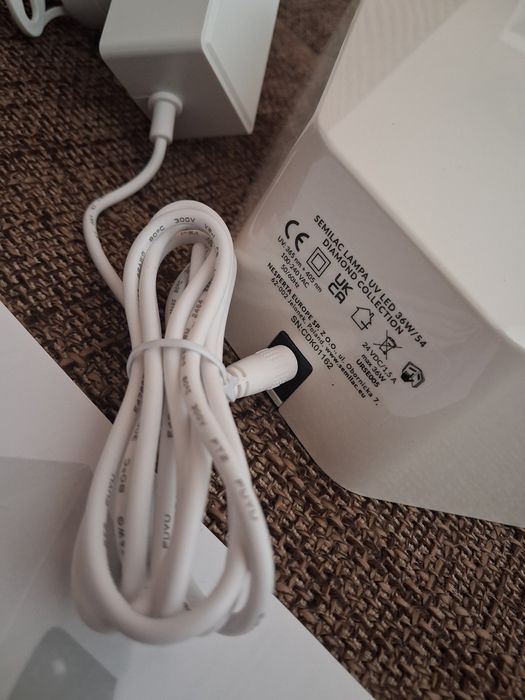 Semilac Lampa do paznokci i hybryd UV LED 36/54w Biała Diamond Collection
