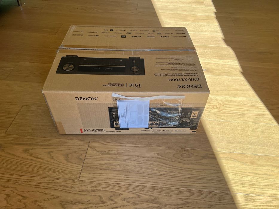 Denon AVR-X1700H – stan bardzo dobry, komplet, pudełko kino domowe amplituner
