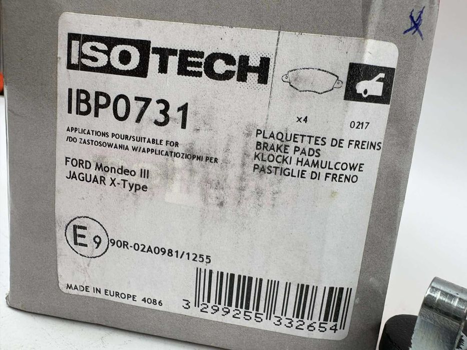 IsoTech klocki hamulcowe IBP0731 przód