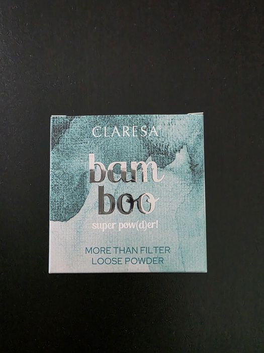 CLARESA BAMBOO SUPER POW(D)ER! bambusowy sypki puder do twarzy matując