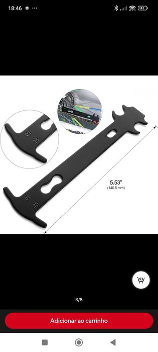 Medidor de corrente bicicleta