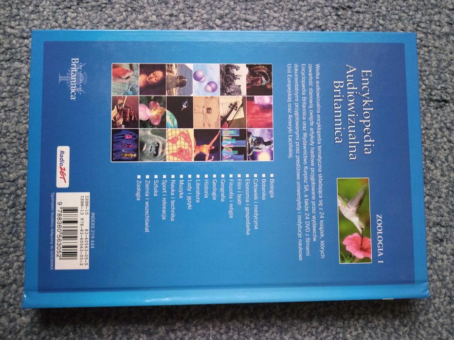 Encyklopedia Audiowizualna Britannica - zoologia I + płyta DVD