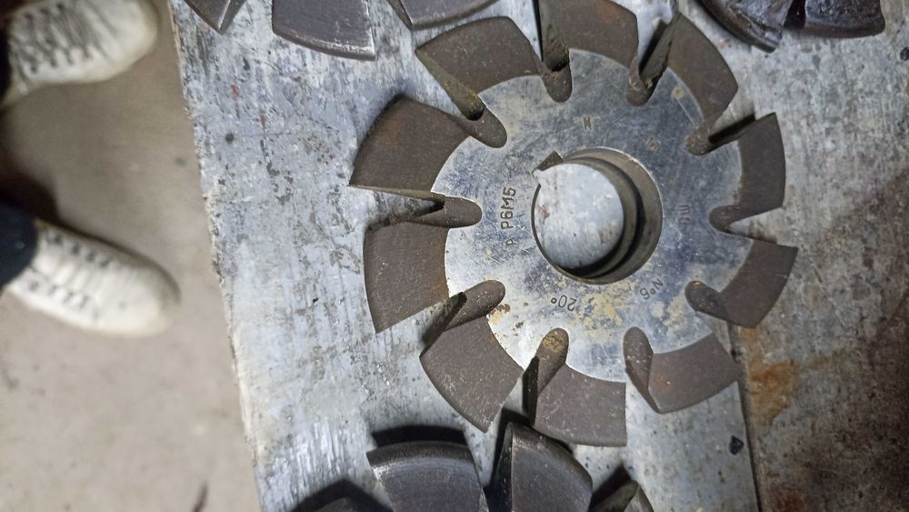 Фрези модульнідля нарізки шестерень