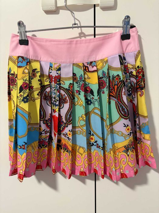 Conjunto Saia pliassada + Blusa - Chic Me - S - Como novo