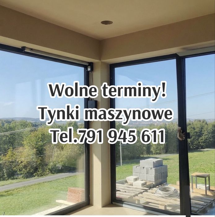 Profesjonalne Tynki Maszynowe – Gwarancja Jakości – WOLNE TERMINY
