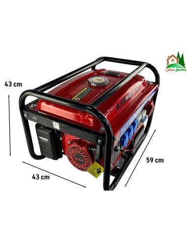 Gerador gasolina 3500w reais com aranque electrico