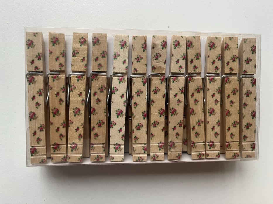 Klamerki drewniane do wieszania prania