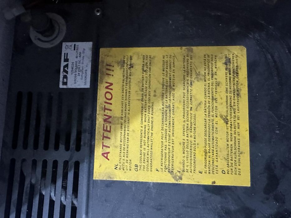 Автохолодильник daf euro5