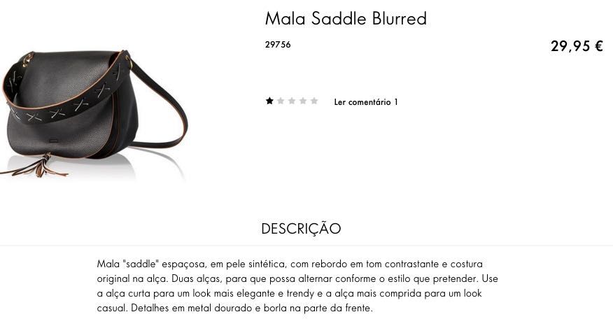 Mala Preta NOVA Oriflame