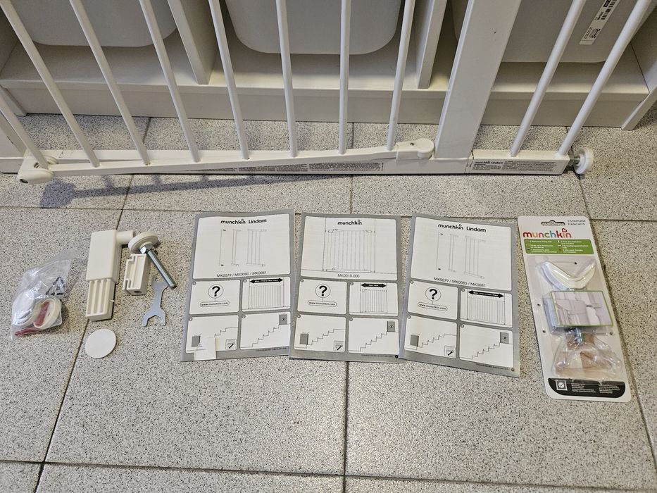Protecção escadas bebé com duas extensões